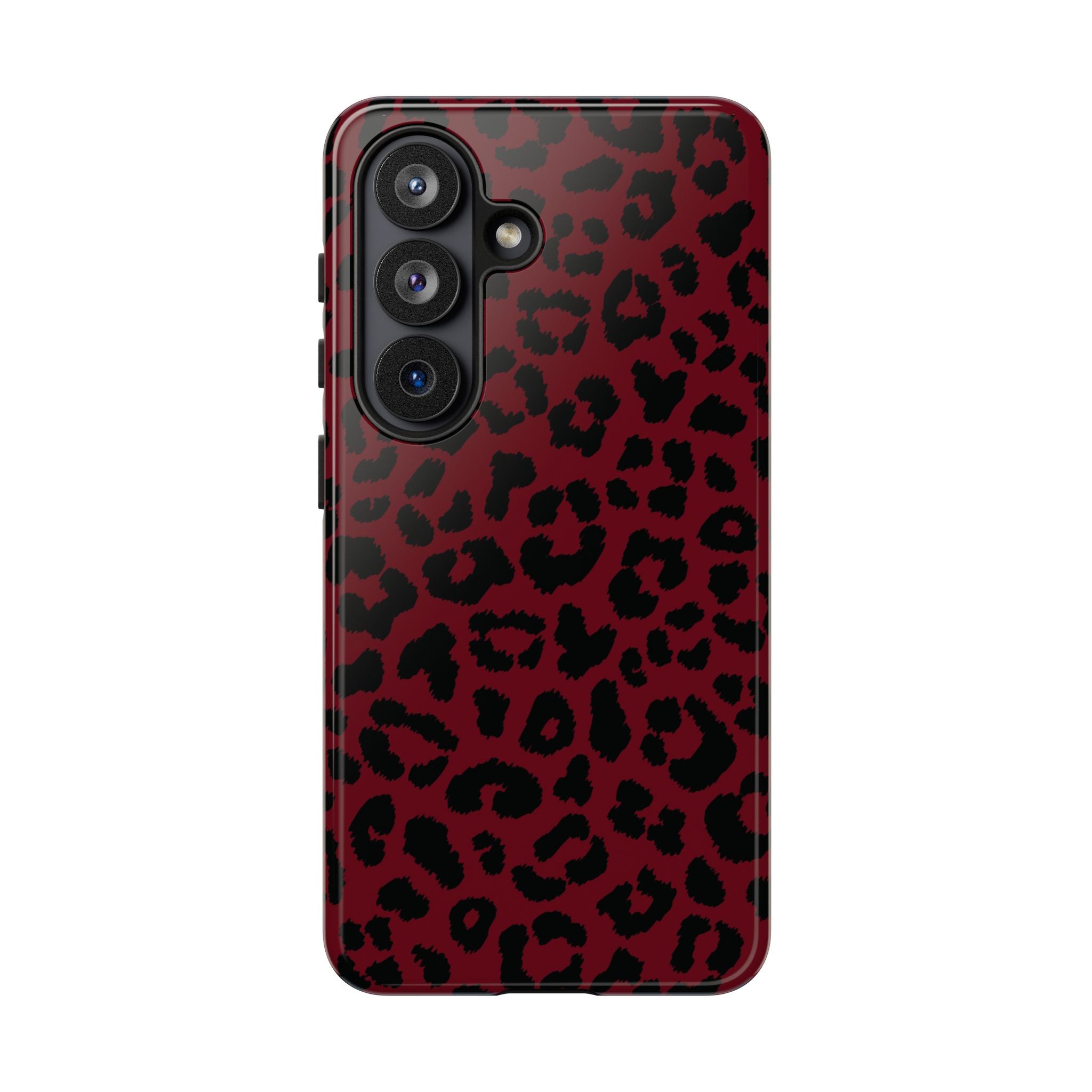 After Dark | Red Leopard Galaxy Case