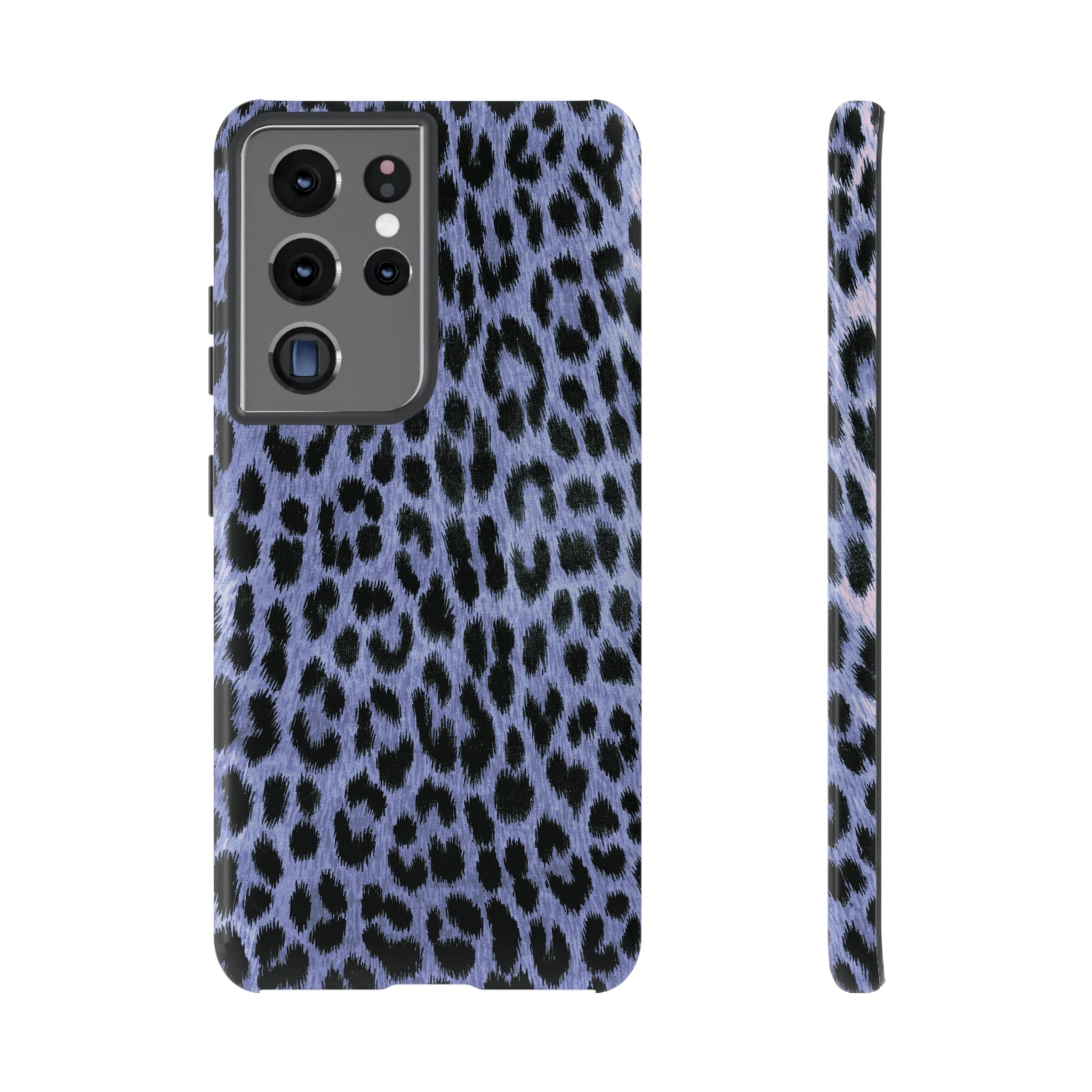 Untamed | Blue Leopard Galaxy Case