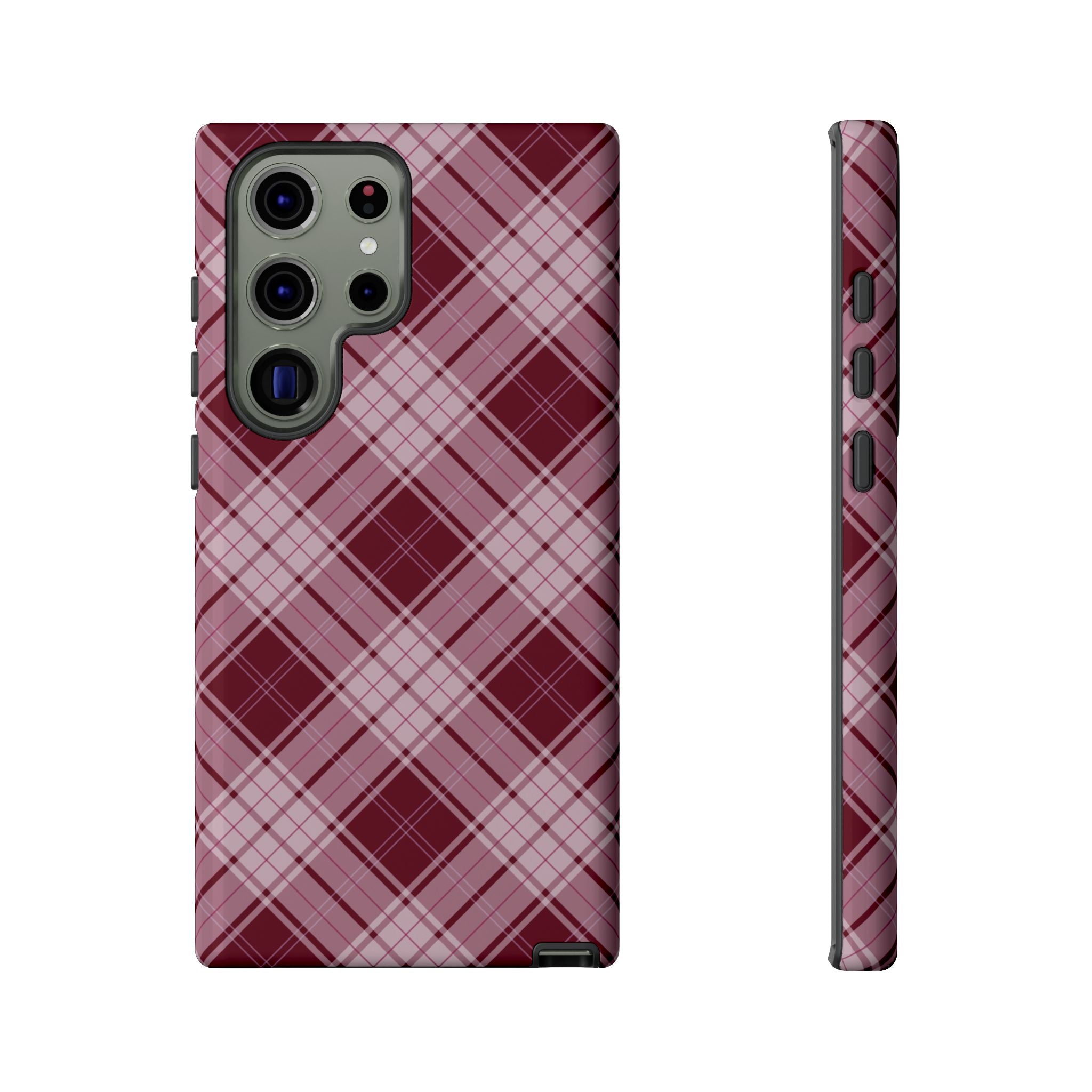 Berry Cute | Plaid Galaxy Case