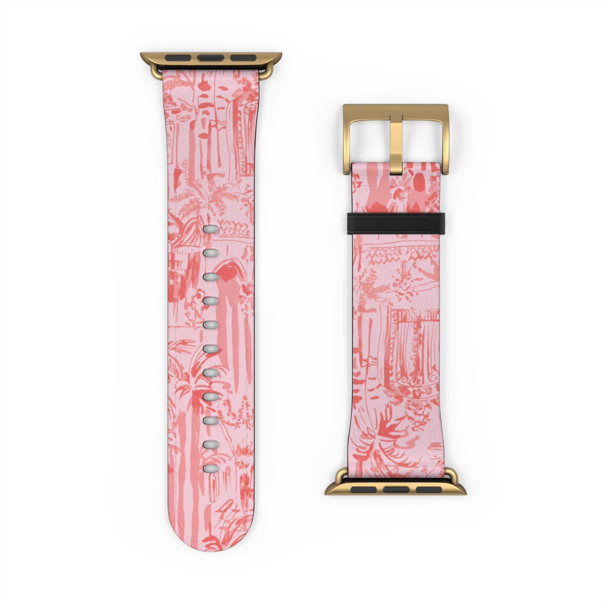 Tropical Toile Apple Watch Band
