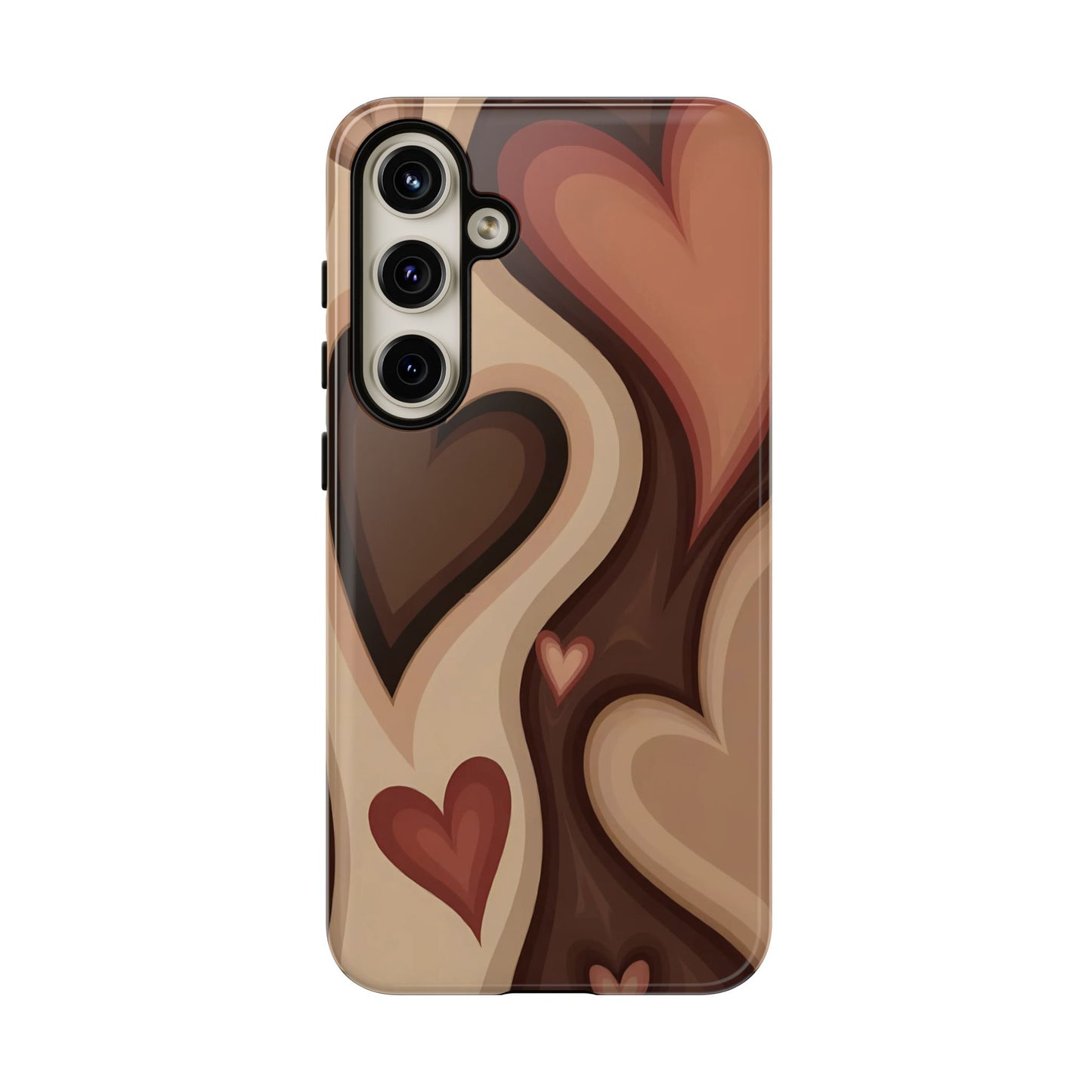 El ritmo está en el corazón | Funda Galaxy Retro Hearts