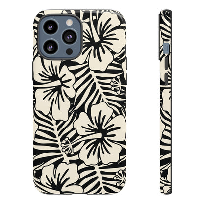 Funda para iPhone con estampado de flores tropicales de Island Girl