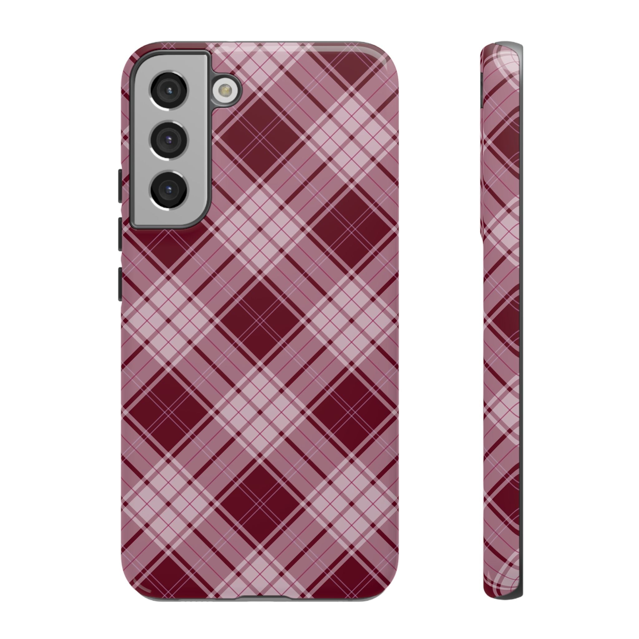 Berry Cute | Plaid Galaxy Case