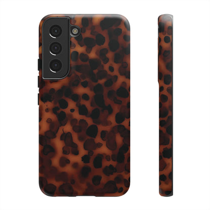 Shell Game | Dark Abstract Tortoise Print Case