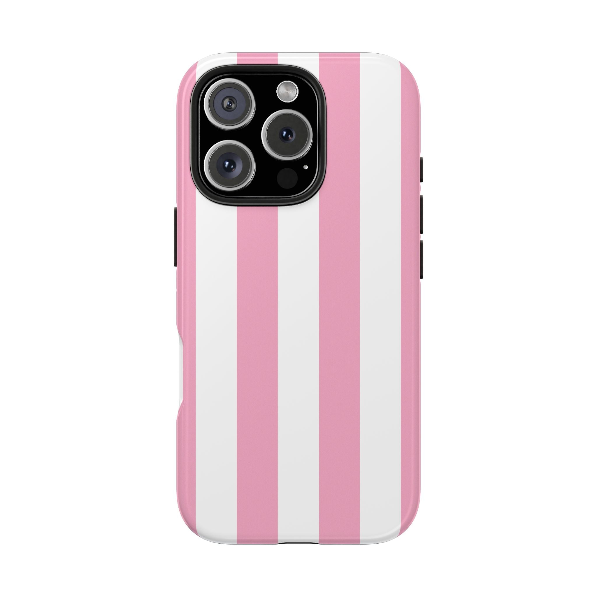 Pink Cabana Stripe iPhone Case