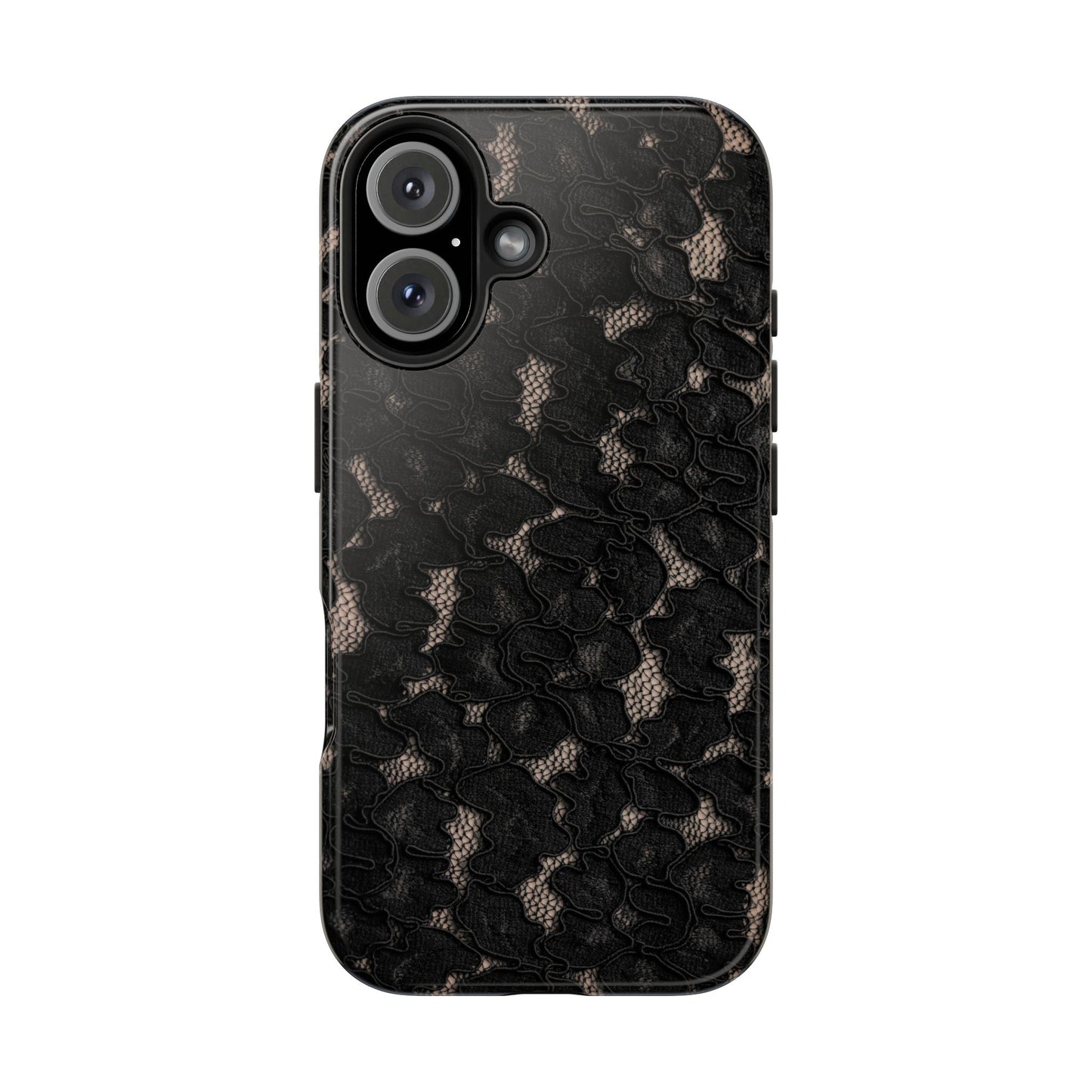 Midnight | Black Lace iPhone Case