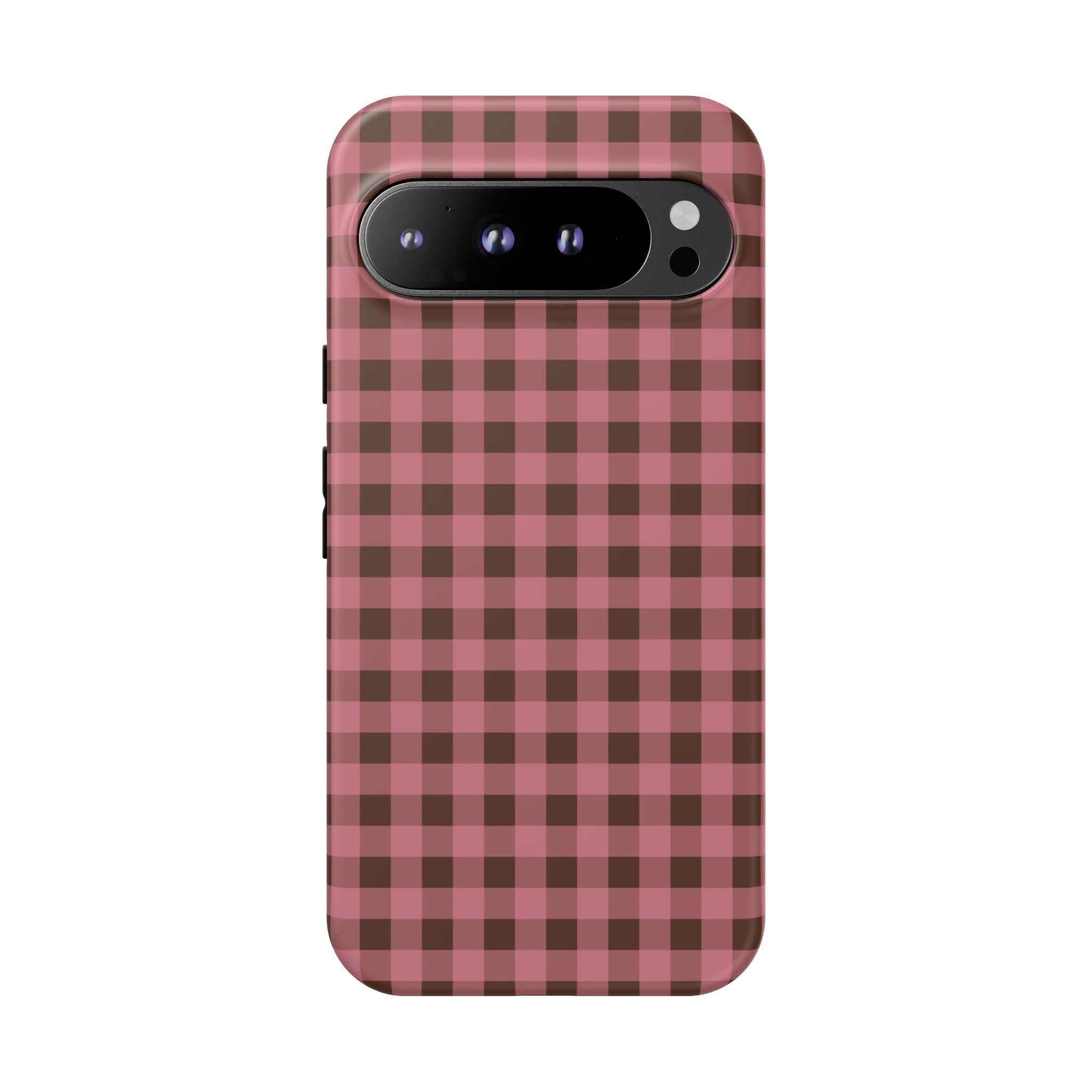 Rosy Gingham Phone Case