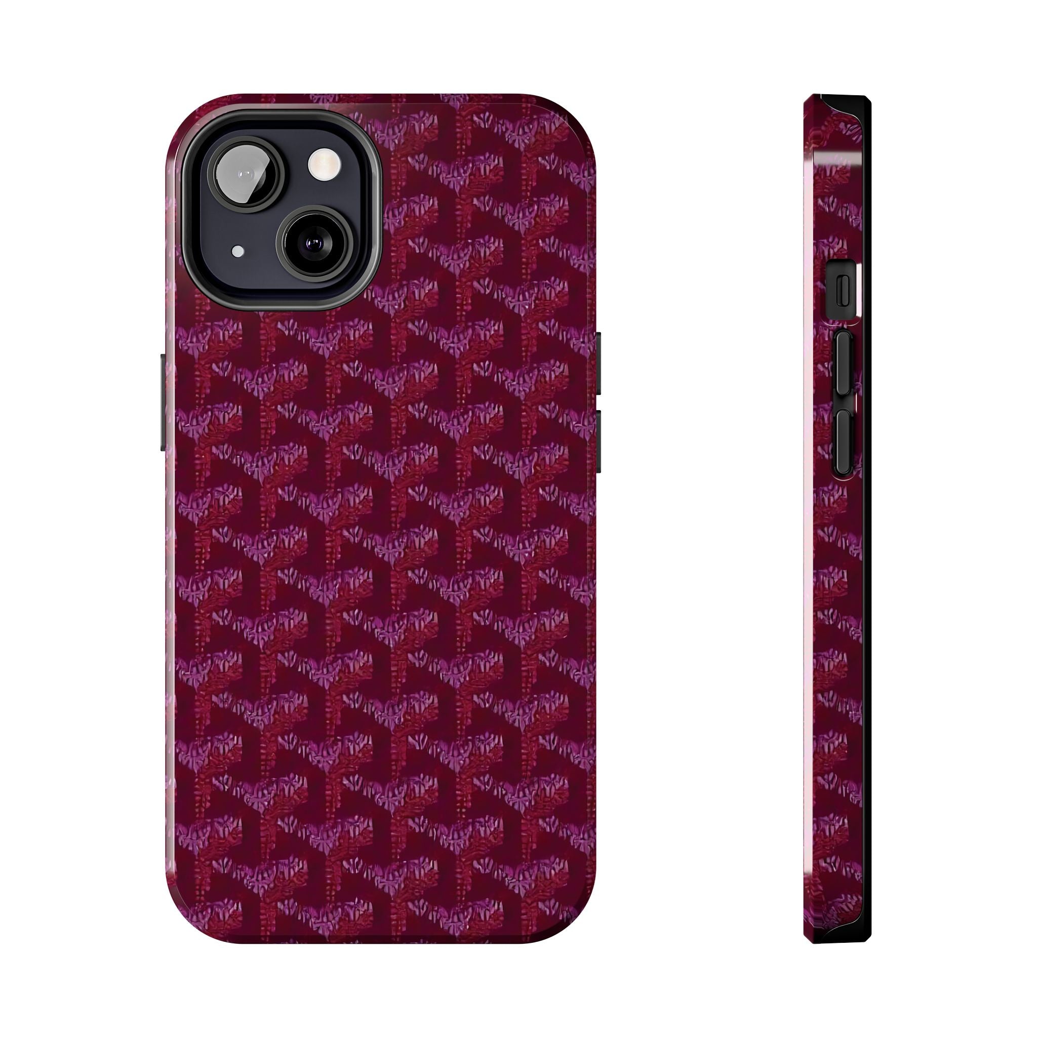 Designer Weave Purple iPhone Case