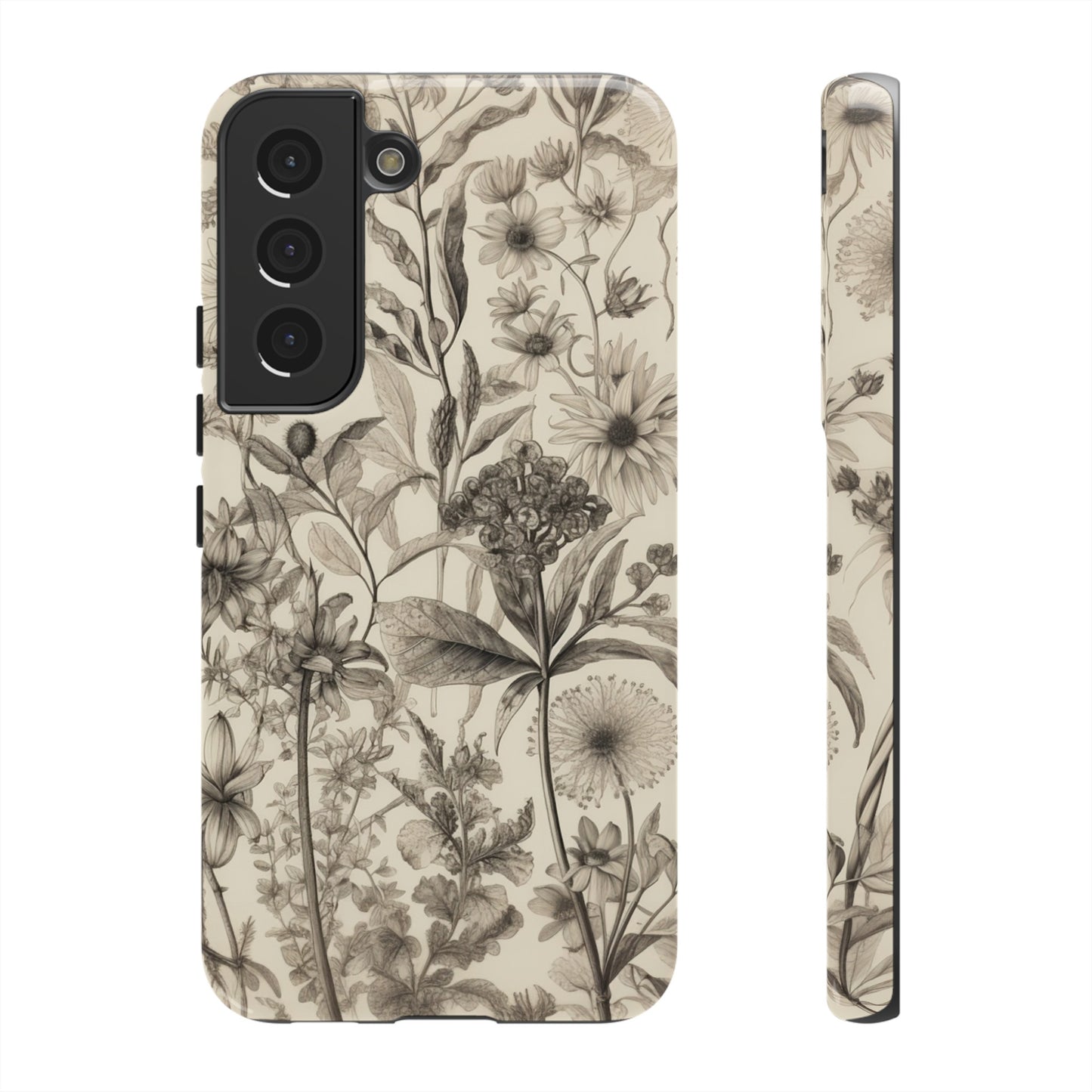 Vintage Wildflowers | Neutral Floral Case