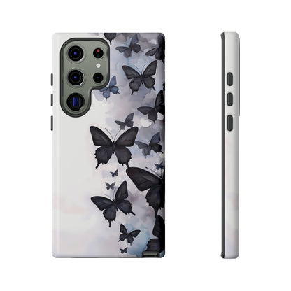 Estuche Galaxy con diseño de mariposas sin límites