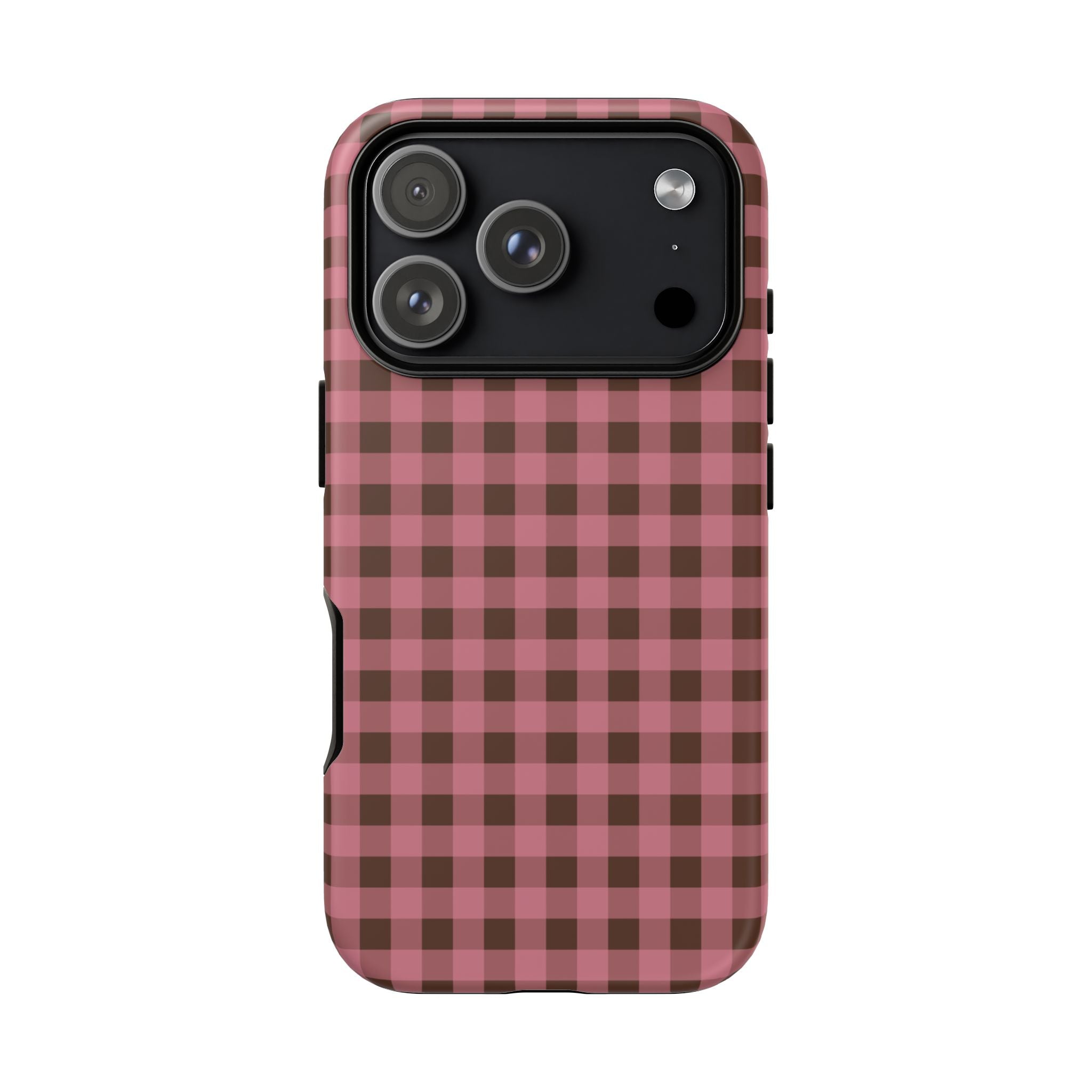 Rosy Gingham Phone Case