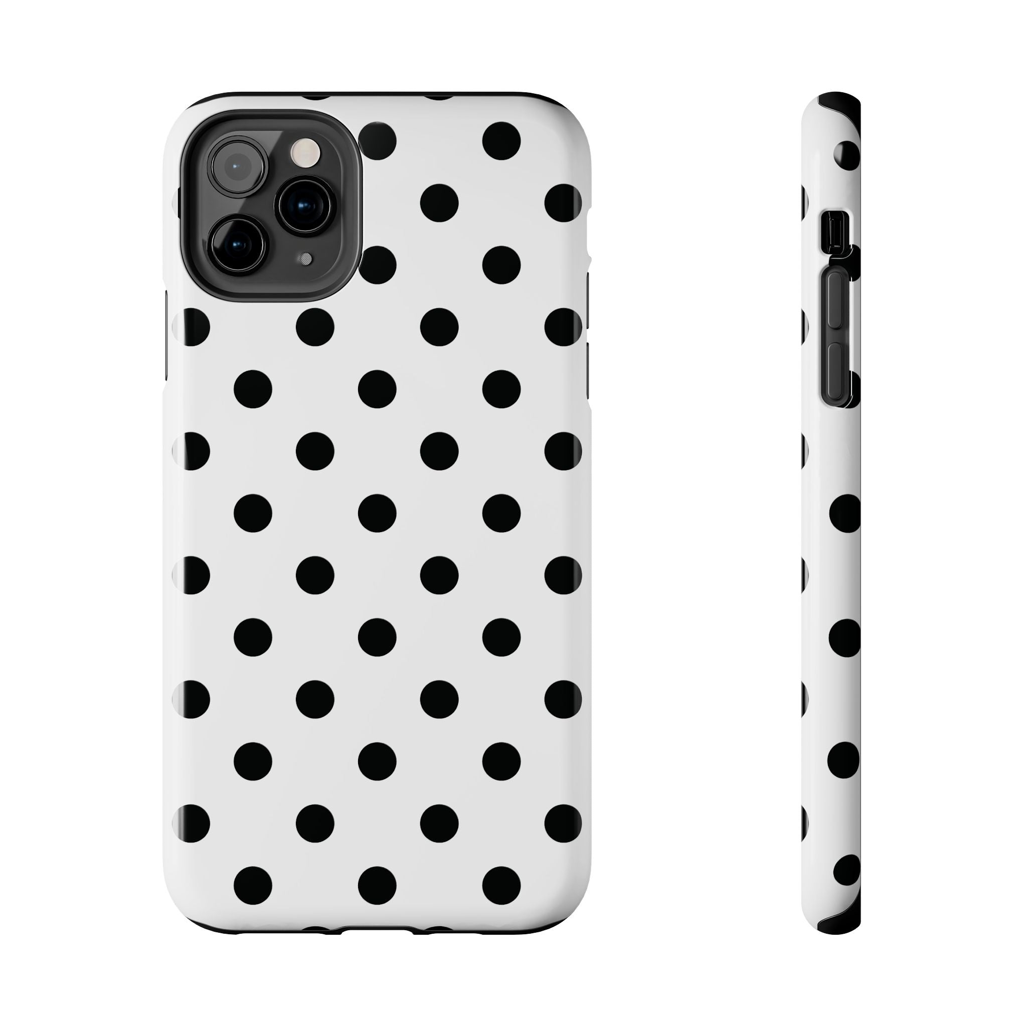 Polka Dots White iPhone Case