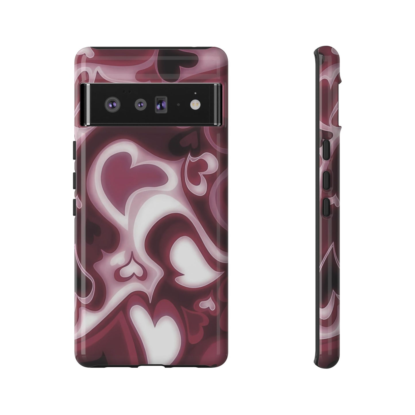 Dreamy Hearts | Retro Pixel Case