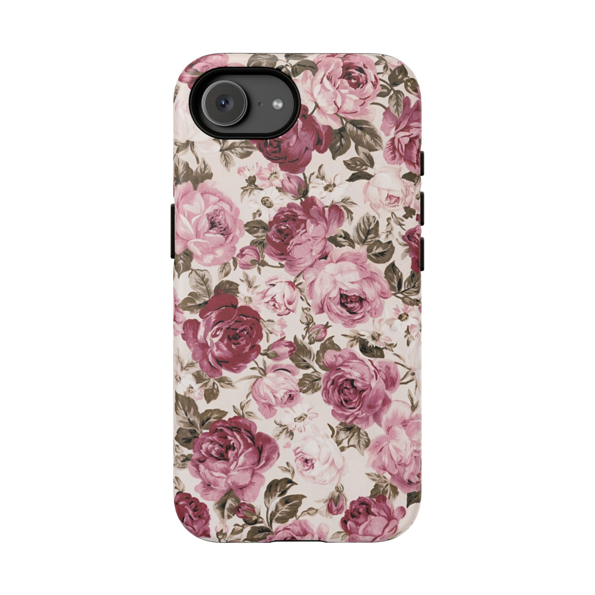 Love Story | Vintage Pink Rose Floral iPhone Case