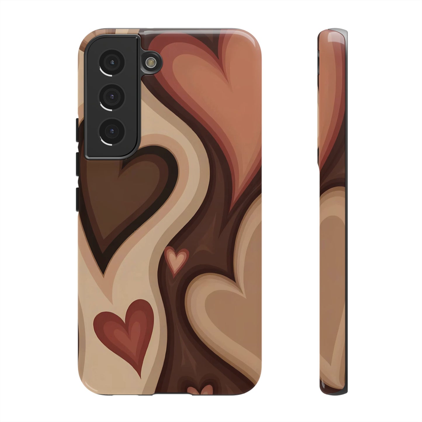 El ritmo está en el corazón | Funda Galaxy Retro Hearts