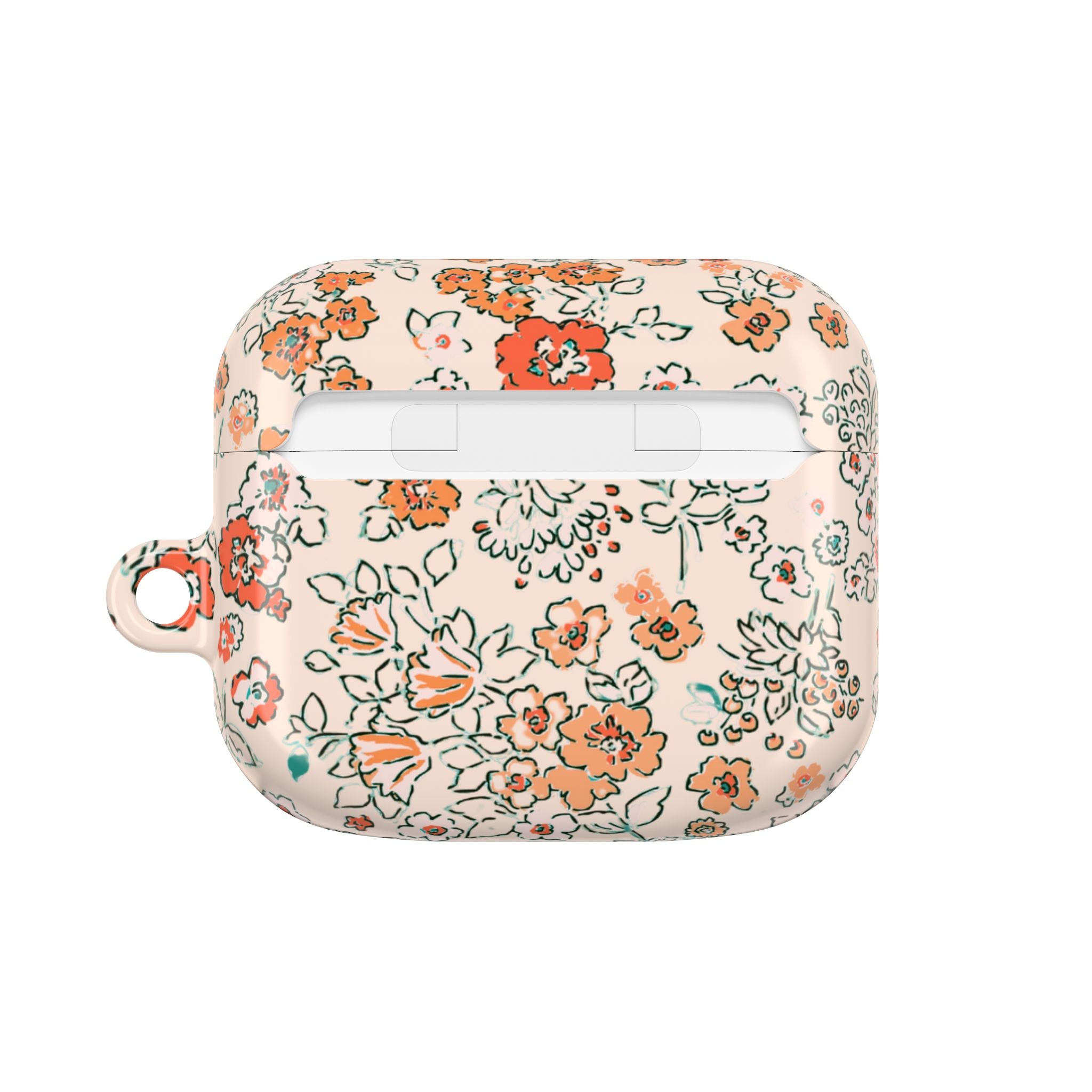 Peachy Floral AirPods Case