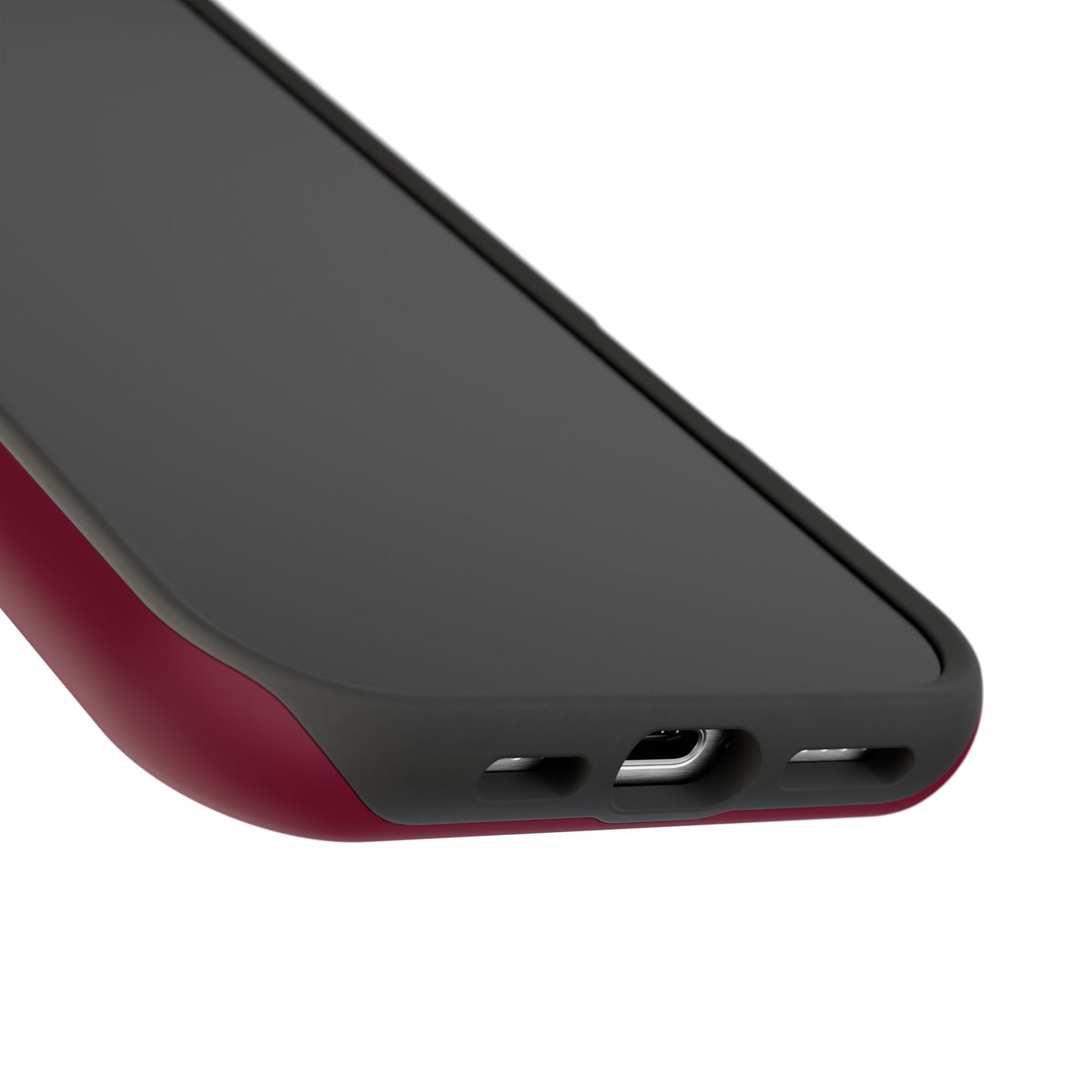 Burgundy Bliss | Satin Finish iPhone Case