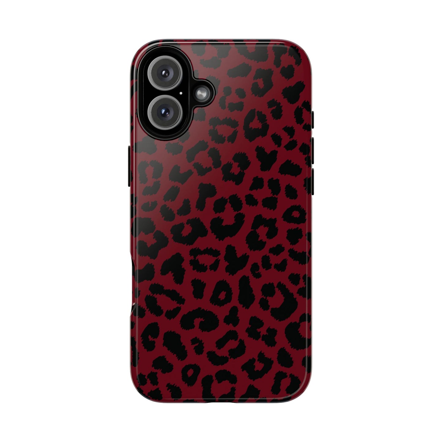 Gone Wild  | Red Leopard Print iPhone Case