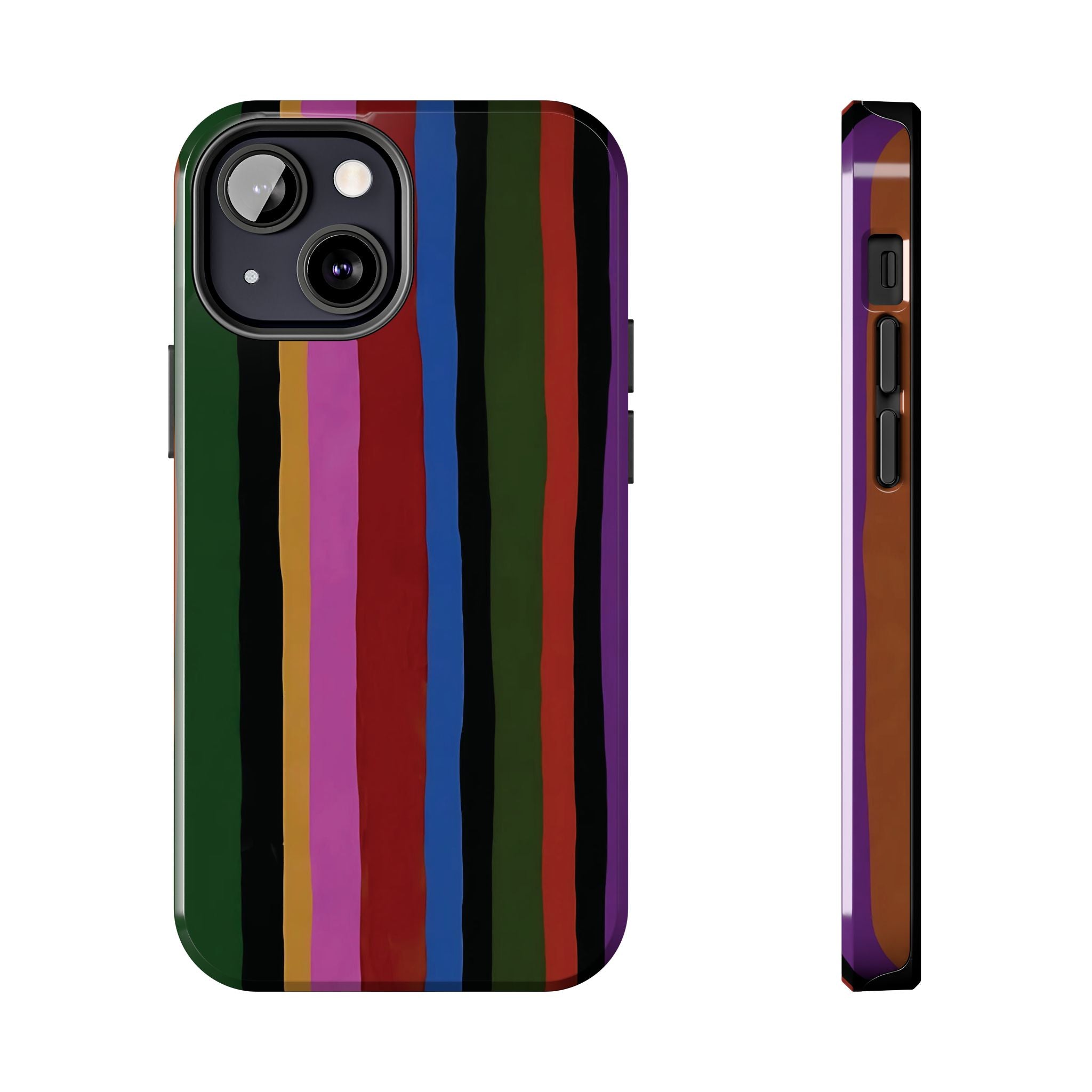 Painted Stripes iPhone Case