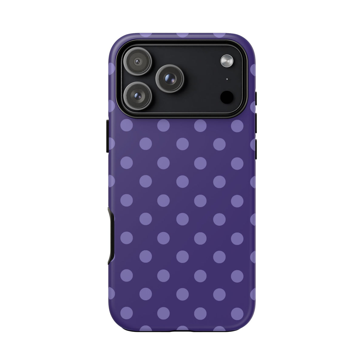 Plum Pop | Polka Dot iPhone Case