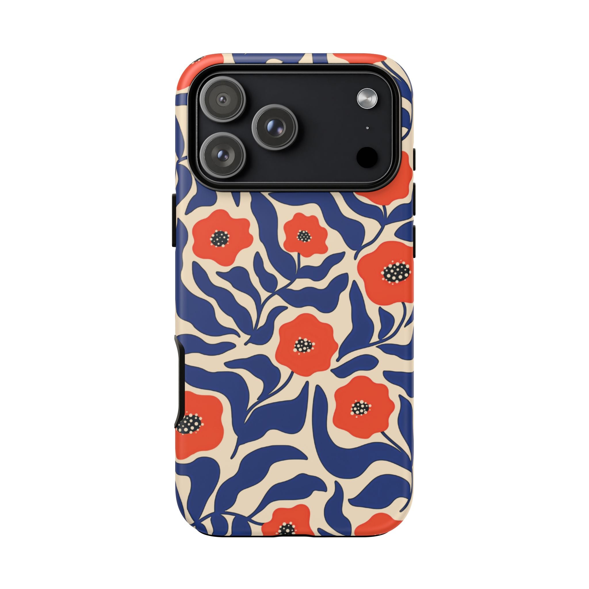 Indigo Poppy Phone Case