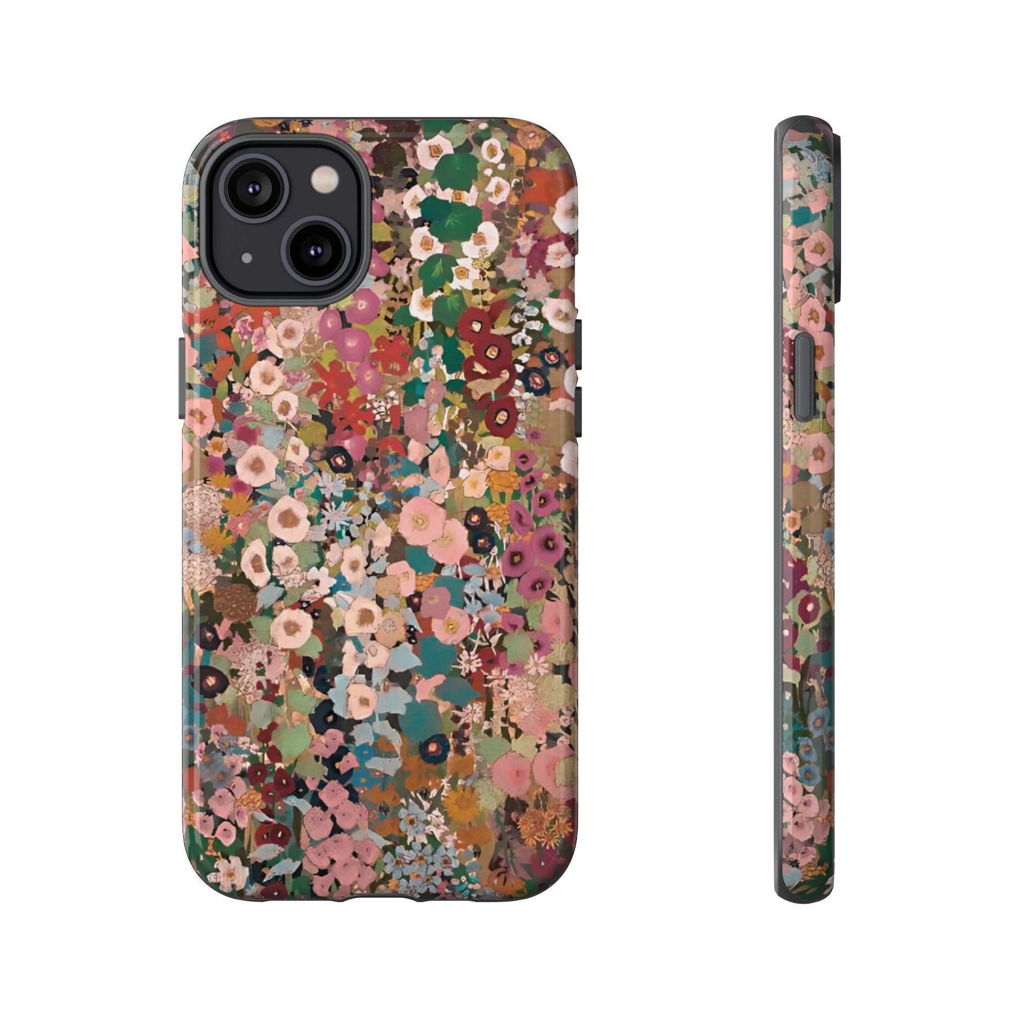 Funda para iPhone con diseño de flores de alhelí