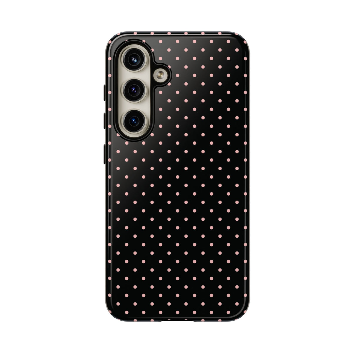 Polka Flirt | Pink & Black Polka Dot Galaxy Case