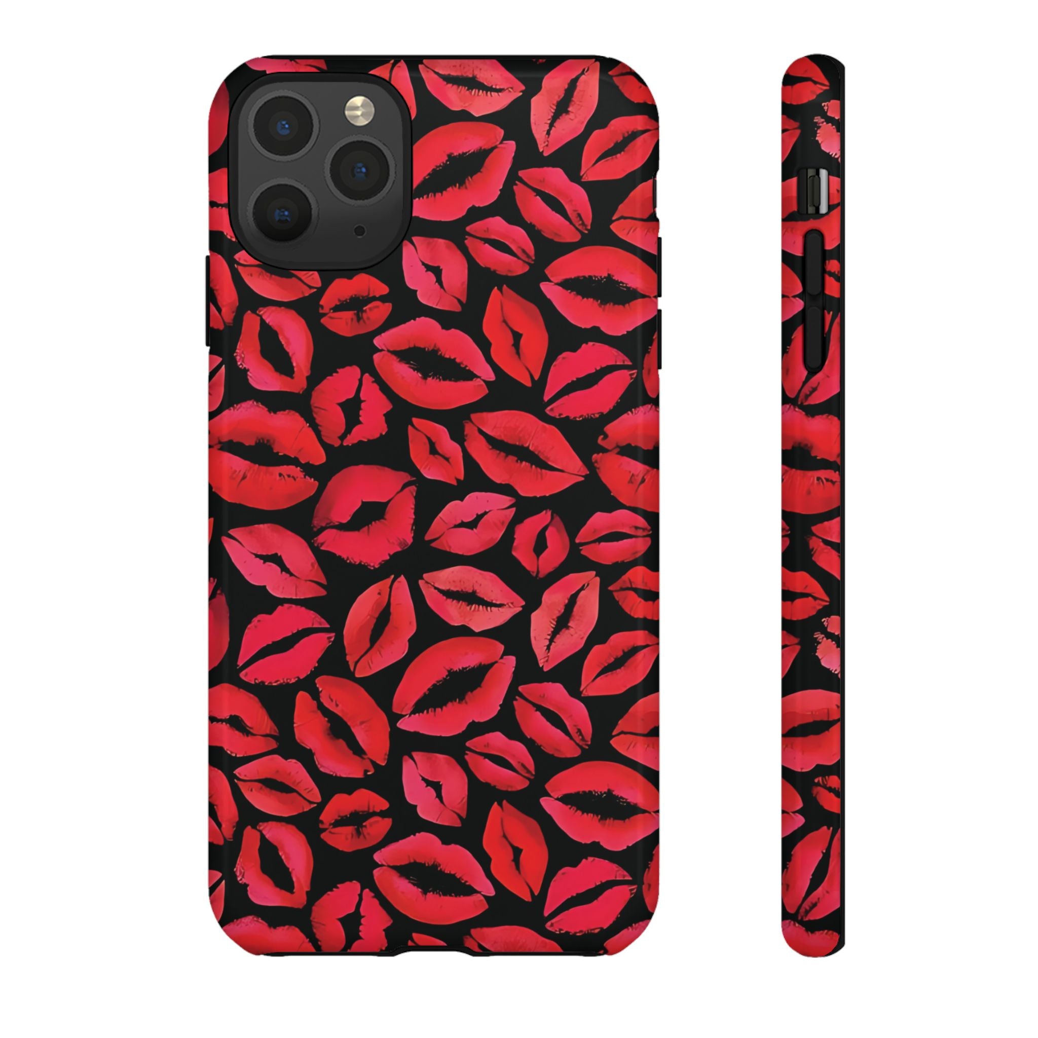 Coque iPhone à lèvres rouges | Embrasse et dis-moi