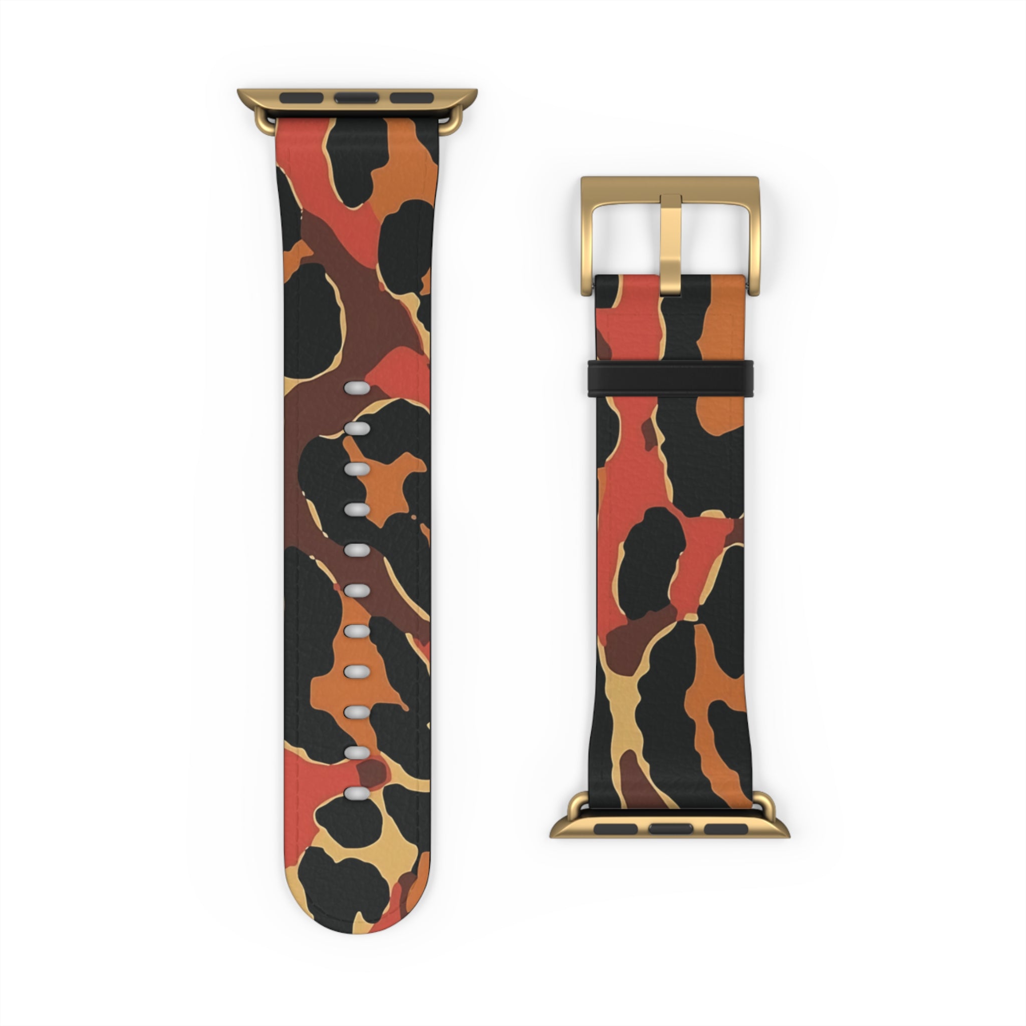 Abstract Leopard Apple Watch Band