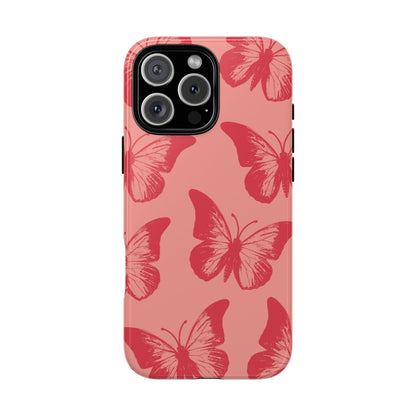 Coque iPhone Papillon Social | Peachy Butterfly