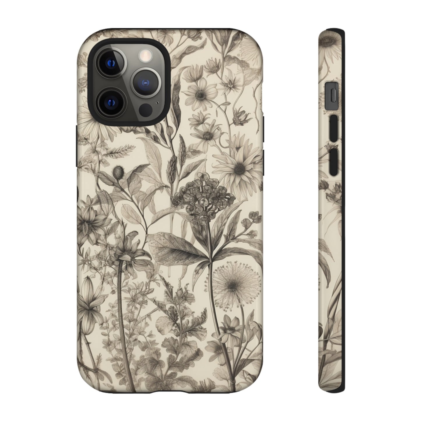 Vintage Wildflowers | Neutral Floral Case