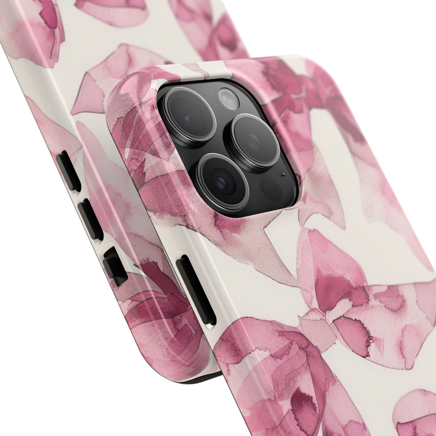 Coque iPhone Whimsy | Nœuds roses