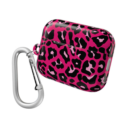 Fierce | Estuche para AirPods con estampado de leopardo rosa