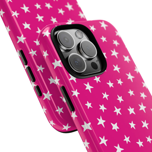 Starstruck | Hot Pink Starry iPhone Case