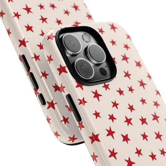 Starstruck | Red Stars iPhone Case