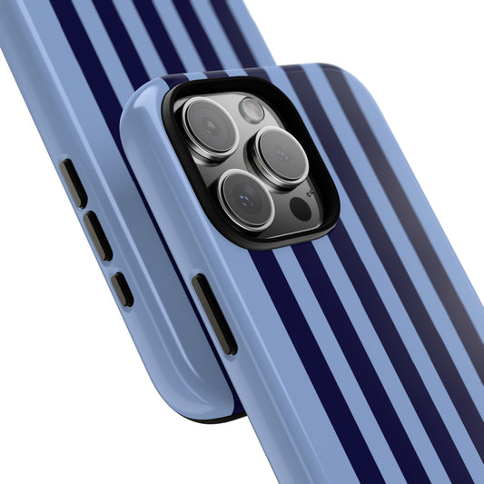 Blue Racer | Striped iPhone Case