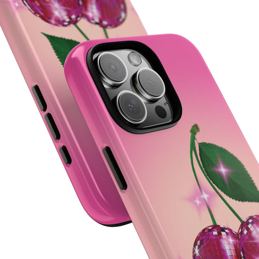 Estuche para iPhone con cerezas disco | Glam