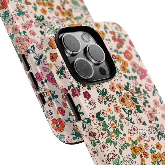 Bonita funda floral para iPhone con diseño de primavera