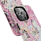 Leopard Lilies Floral iPhone Case