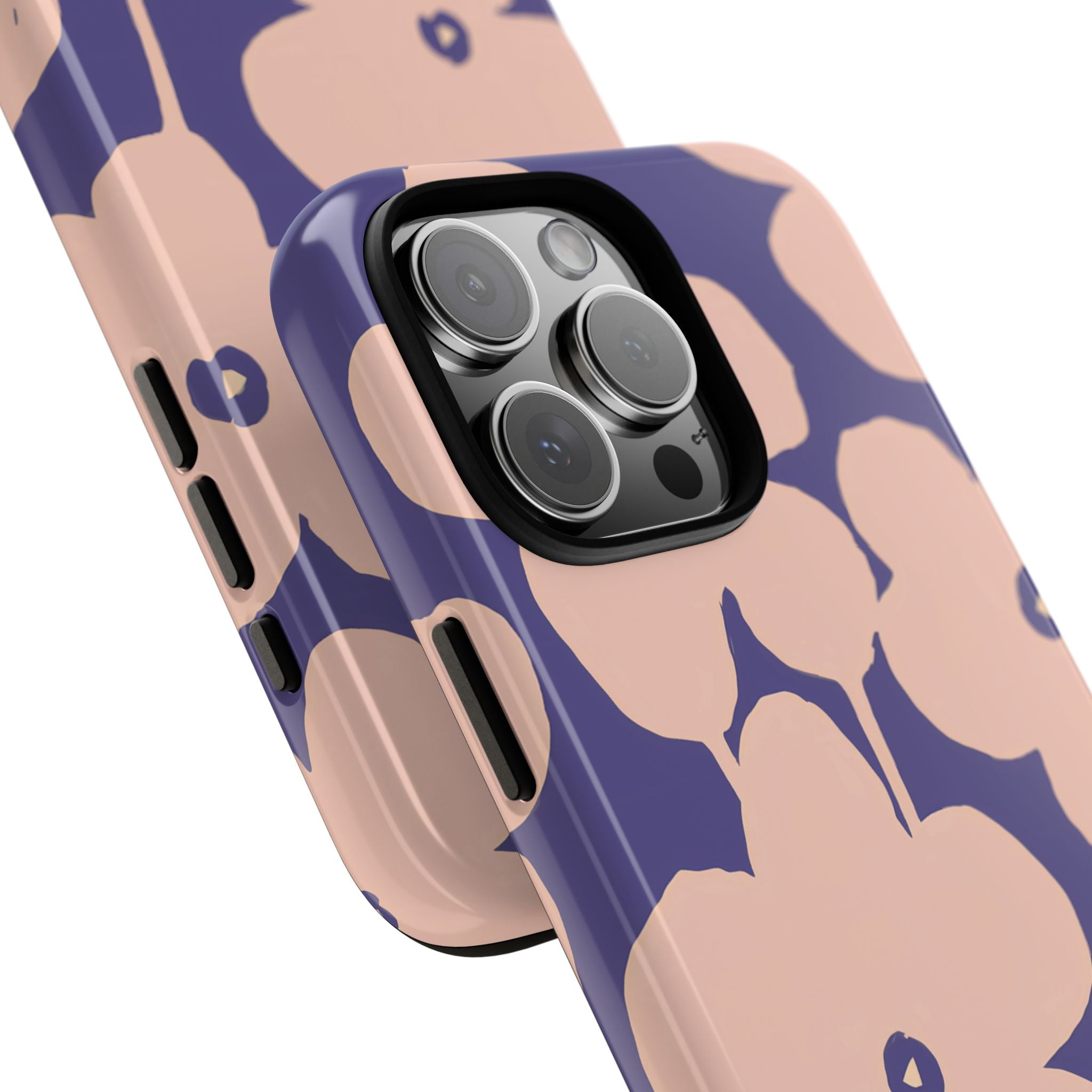 Blooms Purple Floral iPhone Case