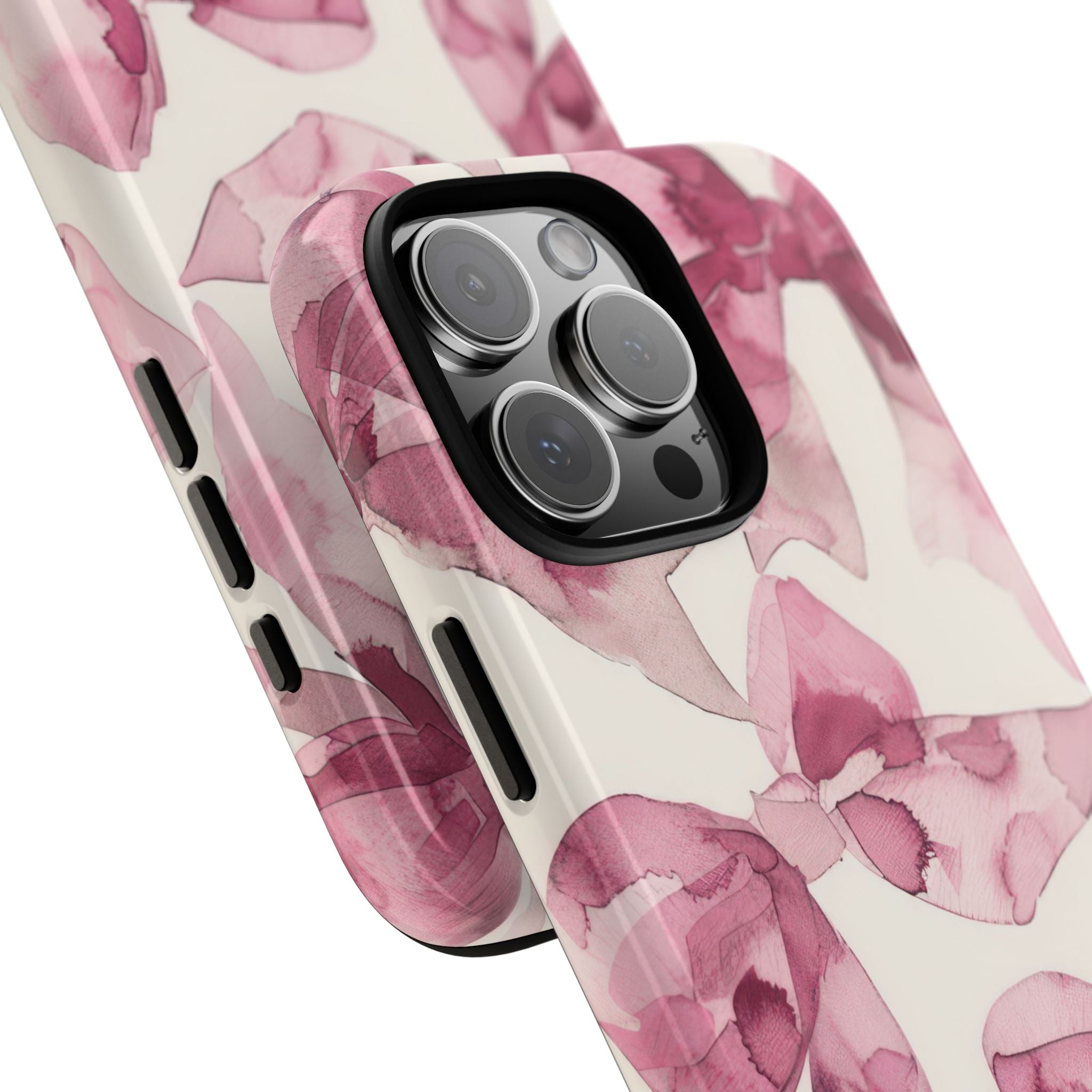 Coque iPhone Whimsy | Nœuds roses