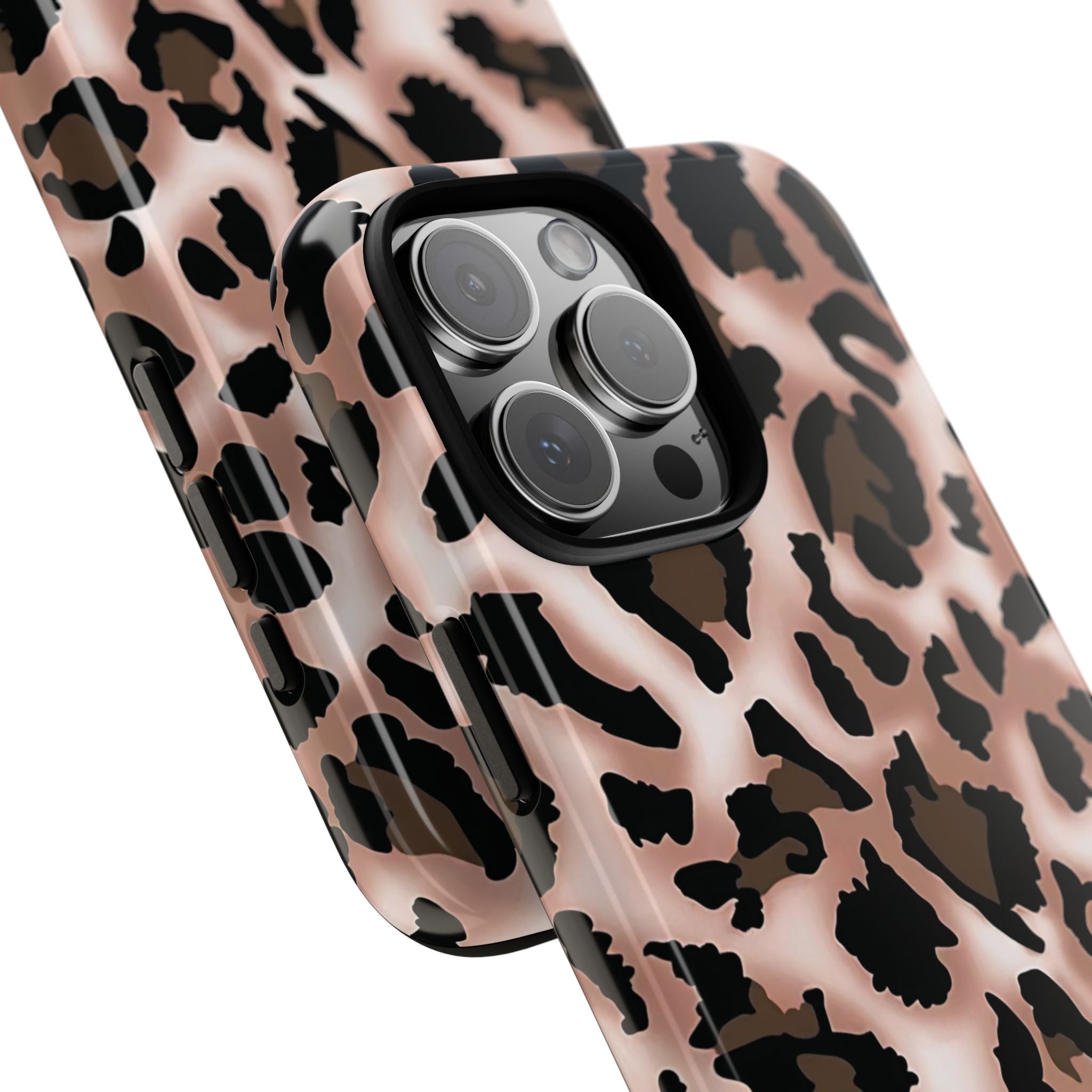 Coque iPhone à pois | imprimé léopard