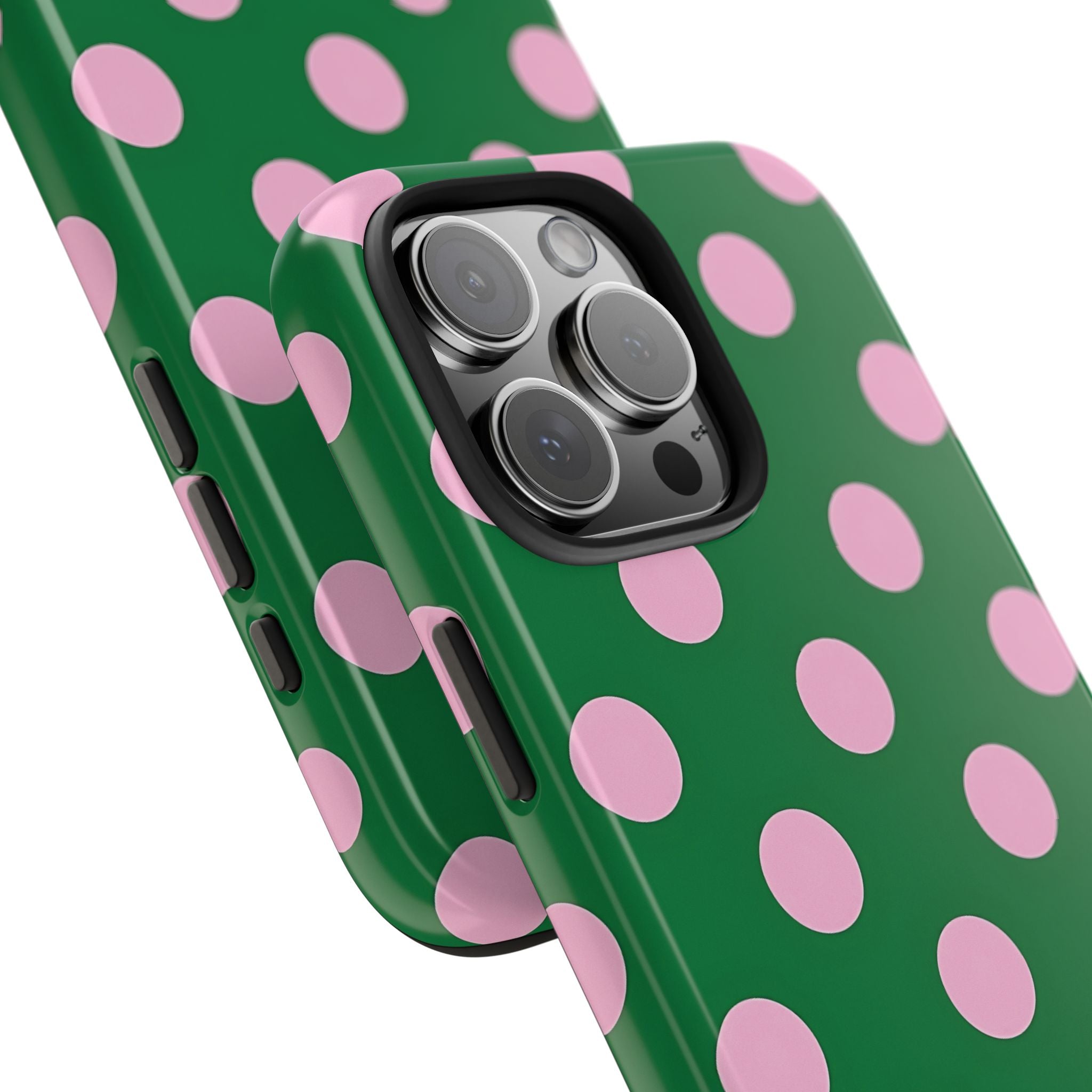 Dots Green Polka Dot iPhone Case