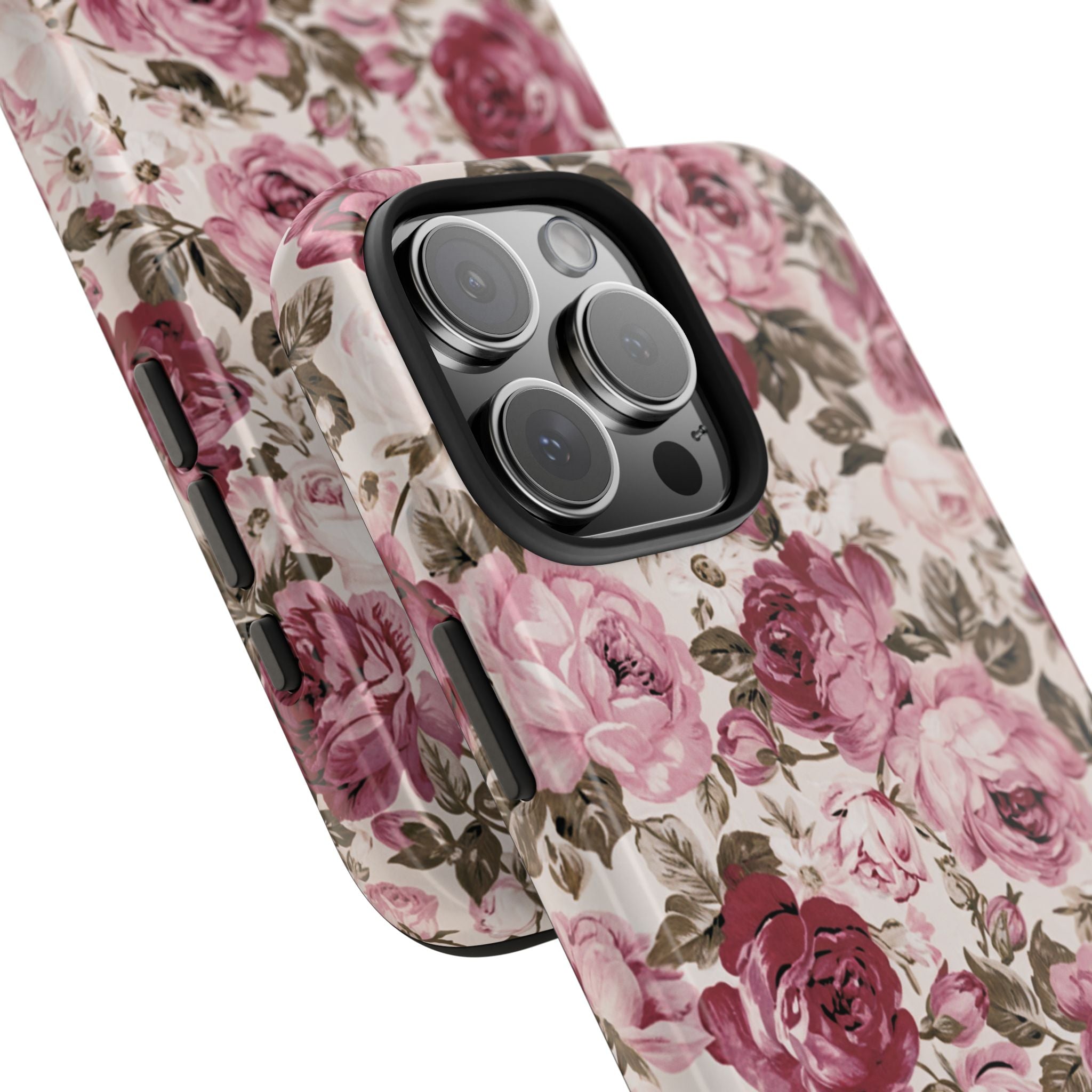 Love Story Romantic Floral iPhone Case