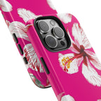 Pink Hibiscus iPhone Case