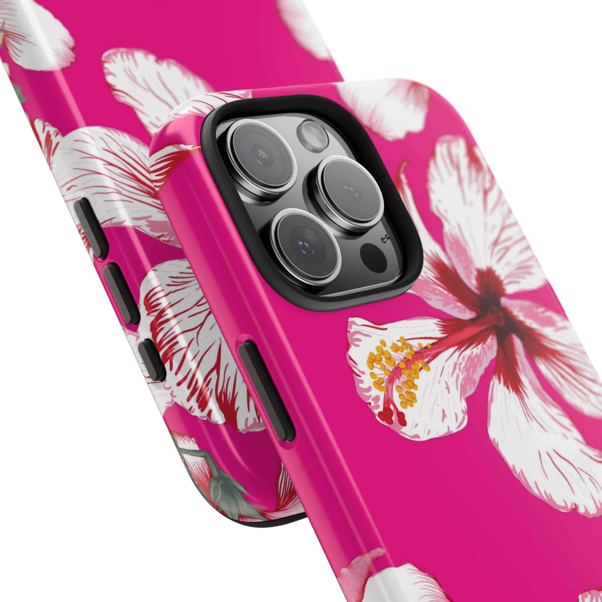Pink Hibiscus iPhone Case