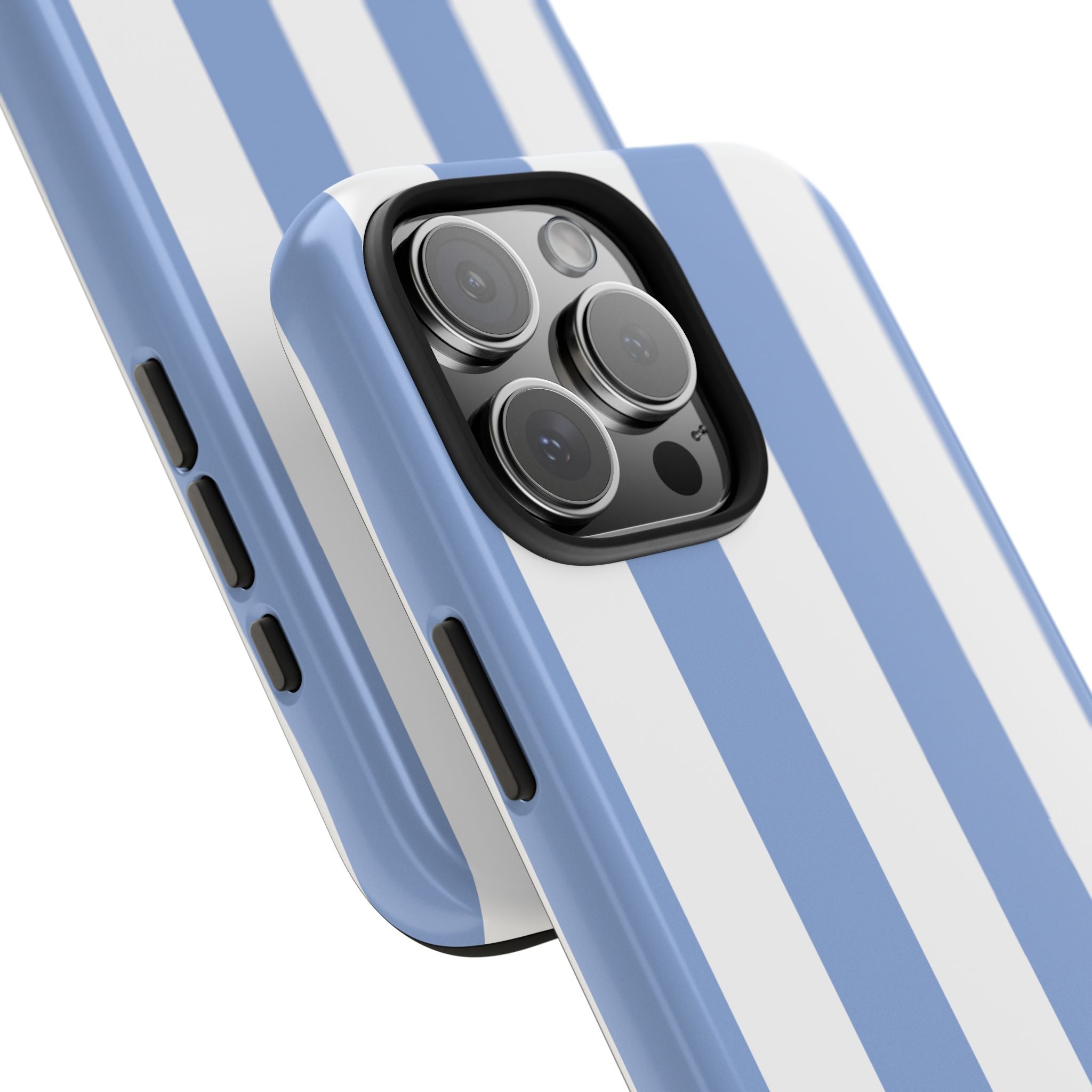 Blue Cabana Stripe iPhone Case