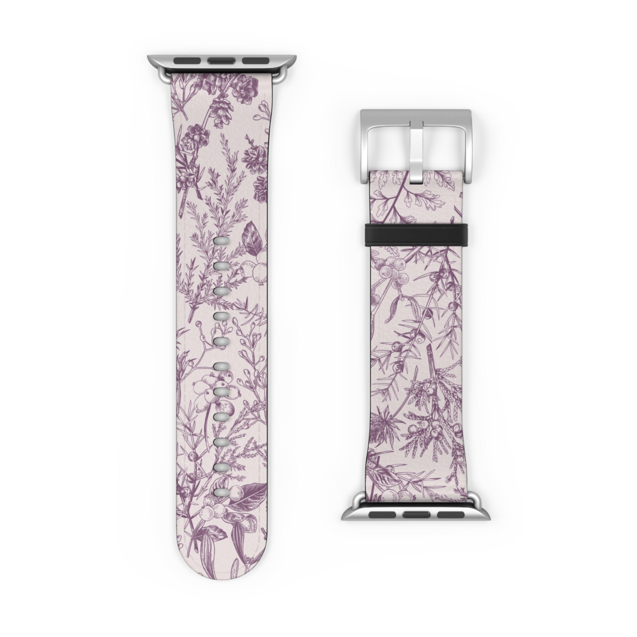 Plum Botanical Apple Watch Band