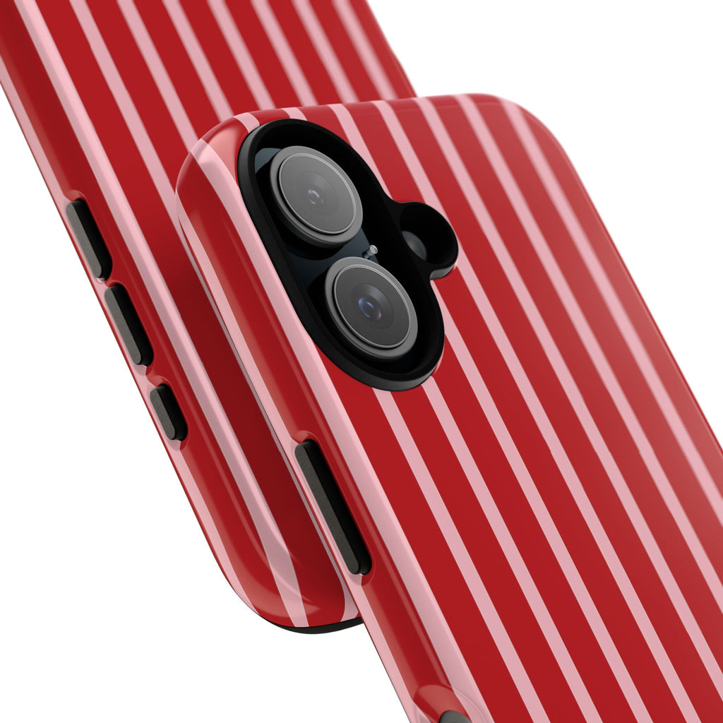Raspberry Stripe | iPhone Case