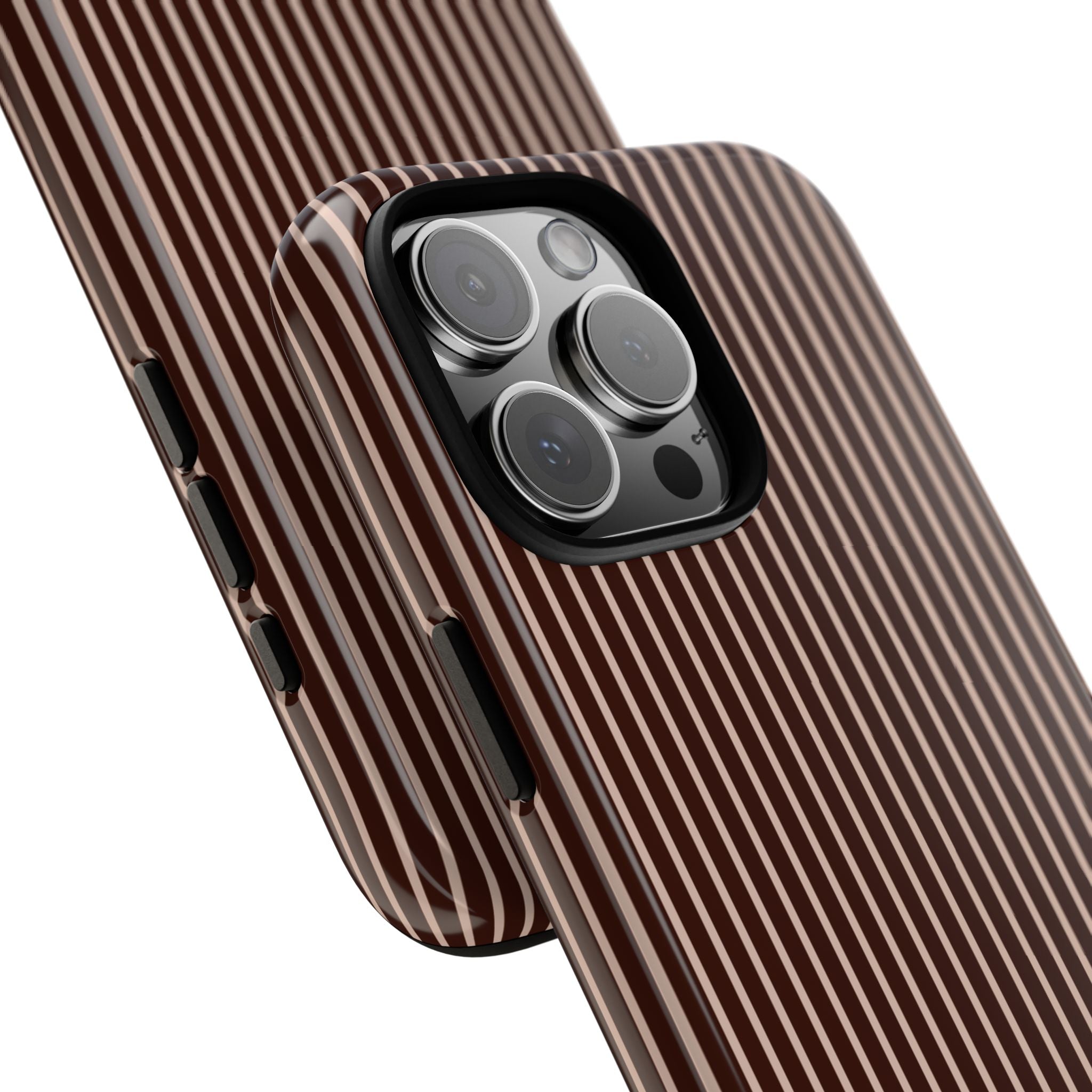 Cocoa Stripe Phone Case